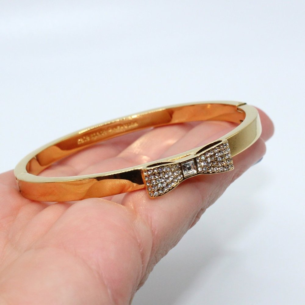 Kate Spade CZ Mini Box Bangle Bracelet - Picture 2 of 4